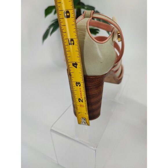 Louis Vuitton Women's Light Green High Heel Sandals Size 38.5EU 8.5US - Picture 9 of 9